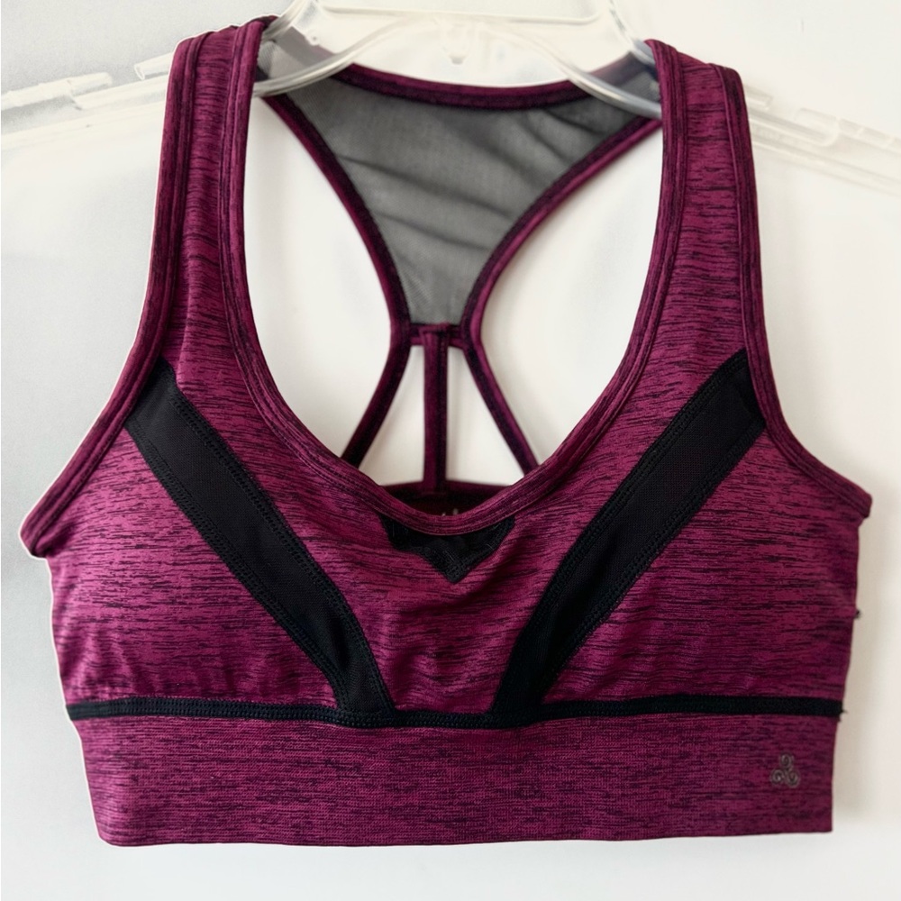 SOHO Women's Burgundy Sports Bra